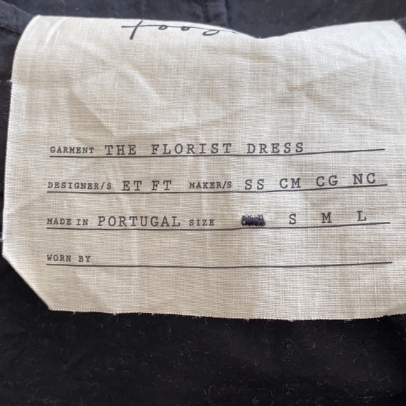 Toogood ‘florist’ dress - black - xs - Picture 6 of 7